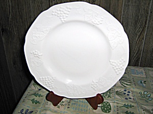 Colony Harvert Milk Glass Dinner Plate