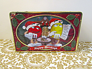 M&m Happy Holiday Cookie Tin
