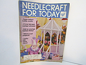 Vintage Magazine Needlecraft For Today March/april 1987