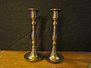 Vintage Brass Candlestick Set