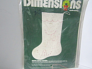Dimensions Candlewicking Musical Angles Stocking Kit