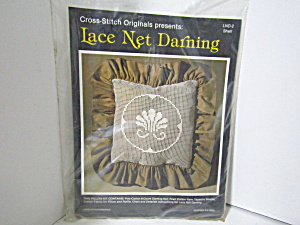 Cross Stitch Originalshell Lace Net Darning Pillow Kit
