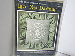 Crossstitch Original Pineapple Lace Net Darning Pillow