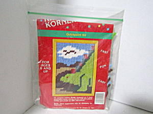 Vintage Needles' N Hoops Kid's Korner Quickpoint Kit