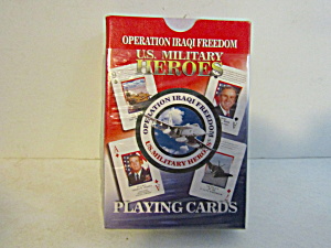 Operation Iraqi Freedom Heroes Playing Cards