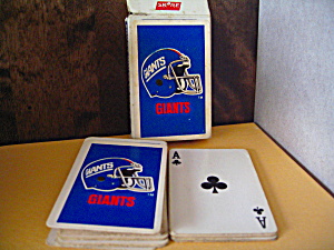 Vintage Playing Cards Nfl Team Giants
