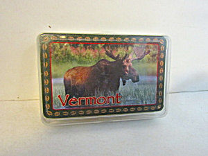 Vintage Souvenir Vermont Moose Card Deck
