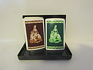 Vintage Tower Plastic Playing Card Set