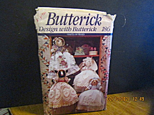 Vintage Butterick Pattern Pillow-case Dolls #186
