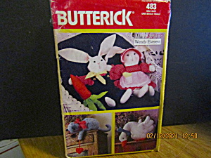 Vintage Butterick Pattern Country Animals #483