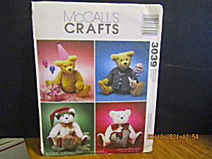 Vintage Mccall's Little City Bears & Co. #3039