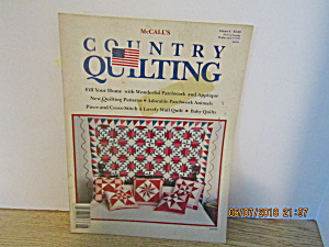 Vintage Magazine Mccall's Country Quilting Vol. 6