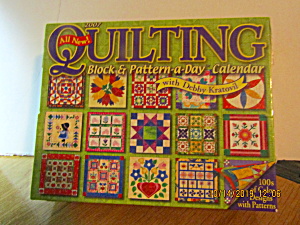 Vintage Quilting Block & Pattern A Day Calendar