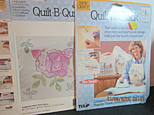 Vintage Tulip Craft Kit Quilt-b-quick Set