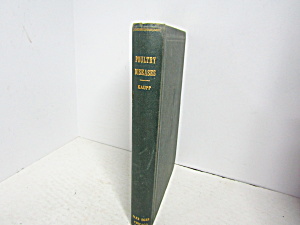Vintage Book Poultry Diseases & Diseases Of Other Birds