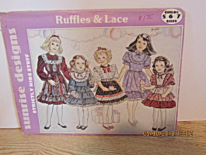 Vintage Sunrisedesign Pattern Kids Stuff Ruffles&lace 1