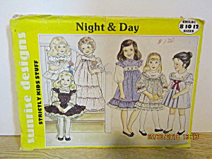 Vintage Sunrisedesign Pattern Kids Stuff Day & Night