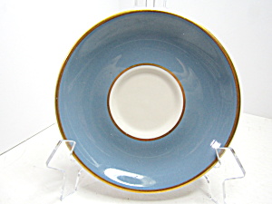 Vintage Syracuse China Teal Blue Saucer