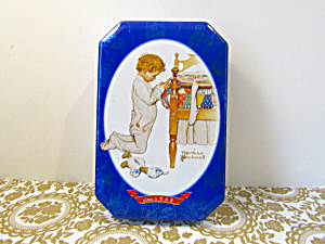 Vintage Snickers Norman Rockwell Canister Tin 2003