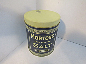 Vintage Morton's Salt When It Rains It Pours Tin