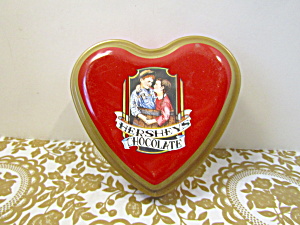 Vintage Hershey's Chocolate Heart Tin