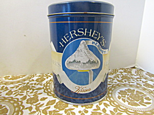Vintage Hershey's Kiss Lamppost Story Canister