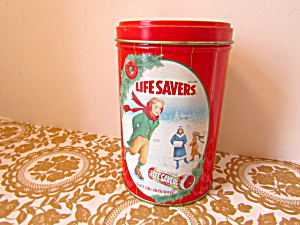 Vintage Limited Edition Life Saver Holiday Keepsake Tin