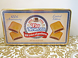 Vintage Limited Edition Anniversary Fig Newton Tin