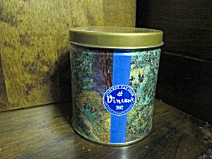 Vintage Vincent Van Gogh Designed Tea Tin