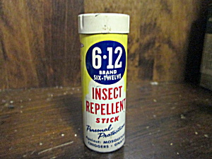 Vintage Rexall 6-12 Insect Repellent Stick Tin