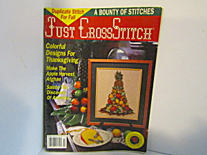 Vintage Magazine Just Cross Stitch October 1992
