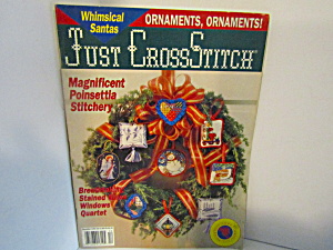 Vintage Magazine Just Cross Stitch December 1992
