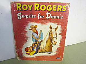 Whitman Tellatale Book Roy Rogers' Surprise For Donnie