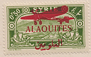 Alaouites Air Post Sc#c17 (1929) Unused