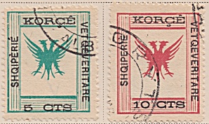 Albania Sc#57-58 (1917)