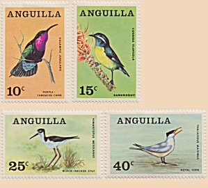 Anguilla Sc#36-39 (1968) Unused