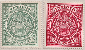 Antigua Sc#31-32 (1908)