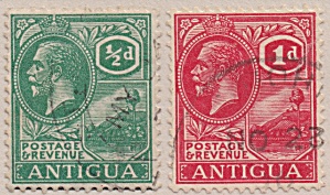 Antigua Sc#42-43 (1921)