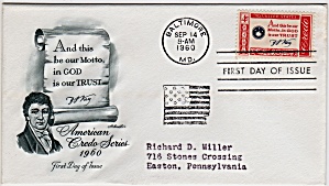 Scott 1142 Cachet Envelope