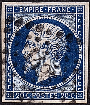 France Sc#15a (1854)