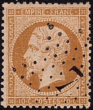 France Sc#25a (1862-1871)