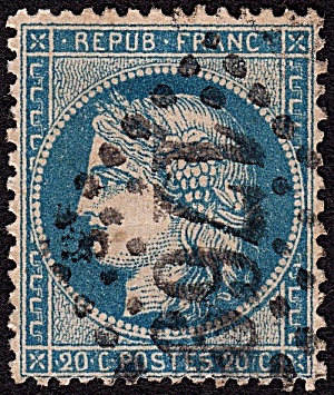 France Sc#57 (1870-1873)