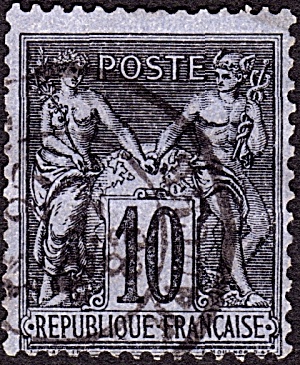 France Sc#91b (1877-1880)