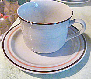 Countryside Stoneware Vintage Cup And Saucer
