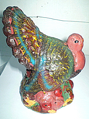 Turkey Wax Candle Vintage Holiday