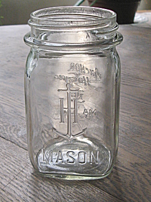 Vintage 1930 Anchor Hocking Pint Mason