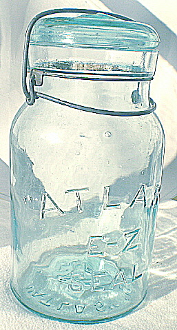 Fruit Jar 1930 Atlas E-z Seal Quart