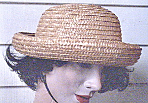 Straw Hat Vintage Medium Brim