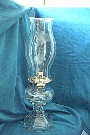Eagle Oil Lamp And Chimney 1920 Antique