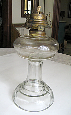 Vintage Oil/kerosene Pedestal Lamp Base 1880s